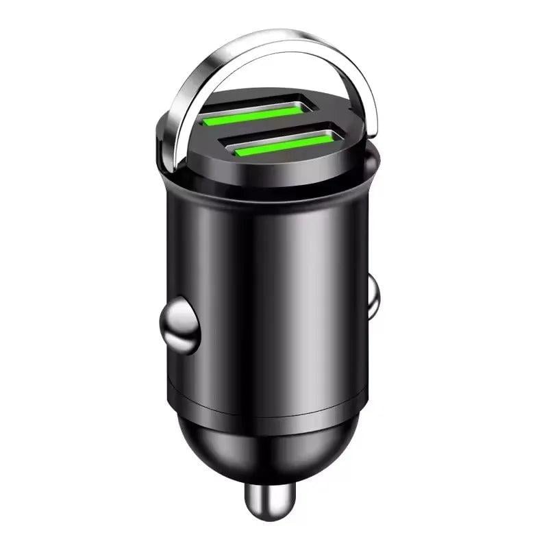 100W Mini Car Charger with Dual USB Ports Fast